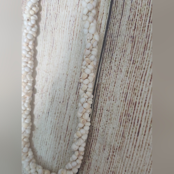 RARE Vintage Conch Shell Beaded Necklace